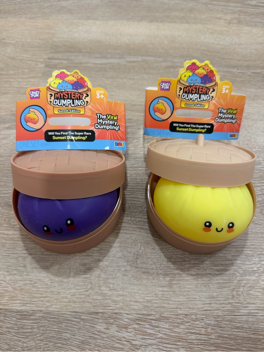 Mystery Dumpling Plush Toy - Purple & Yellow Sunset Edition
